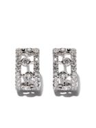 De Beers 18kt White Gold Dewdrop Diamond Earrings