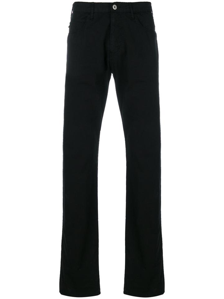 Emporio Armani Straight Leg Jeans - Black