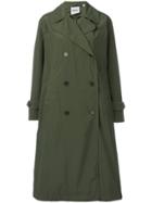 Aspesi Double-breasted Shift Coat - Green
