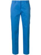 No21 Straight Leg Cropped Trousers - Blue