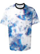 Msgm - Tie Dye Print T-shirt - Men - Cotton - 46, Blue, Cotton