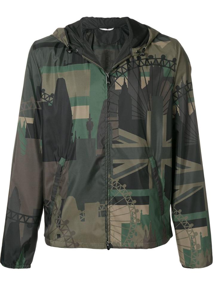 Valentino London Skyline Jacket - Green