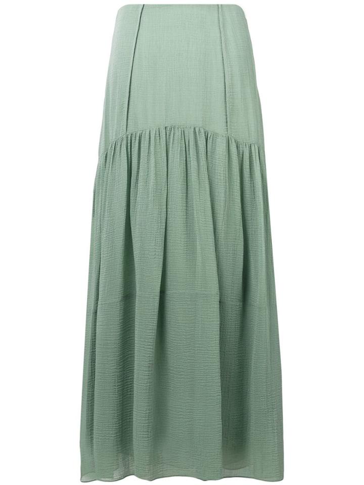 3.1 Phillip Lim Long Flared Skirt - Green