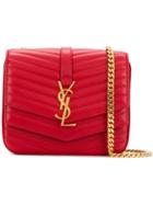 Saint Laurent Small Sulpice Crossbody Bag - Red