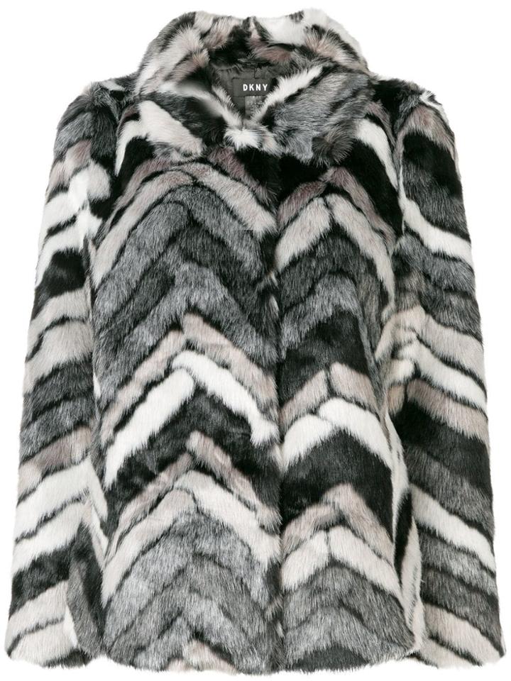 Dkny Panelled Jacket - Grey