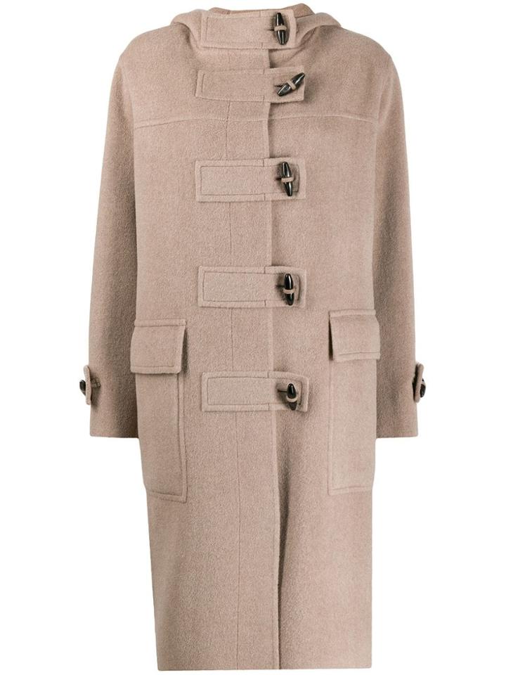 Joseph Patch Pockets Duffle Coat - Neutrals