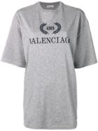 Balenciaga Bb Balenciaga Print T-shirt - Grey