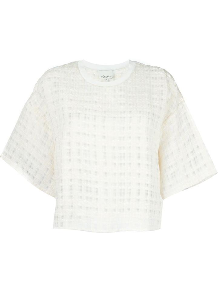 3.1 Phillip Lim Cross Hatch Top