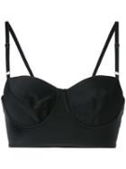 Norma Kamali - Balconette Bikini Top - Women - Polyamide/spandex/elastane - S, Black, Polyamide/spandex/elastane