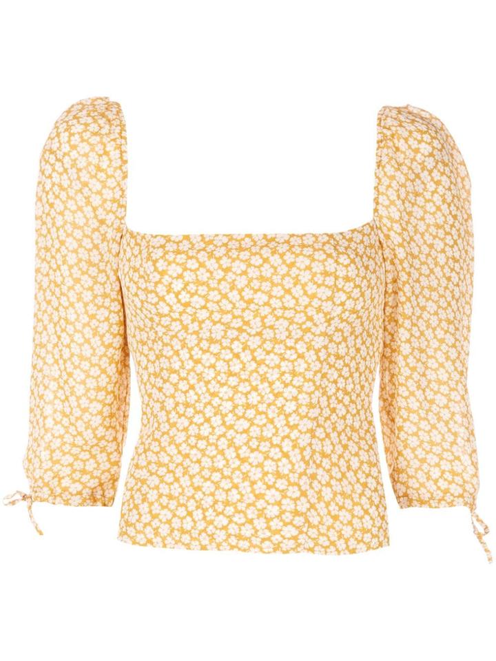 Reformation Grove Top - Yellow