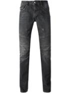 Philipp Plein Panelled Jeans, Men's, Size: 31, Grey, Cotton