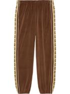 Gucci Loose Chenille Jogging Pant - Brown