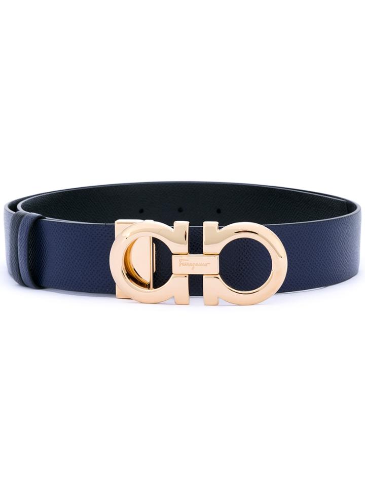 Salvatore Ferragamo Buckle Belt - Blue