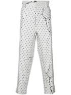 Haider Ackermann Polka Dot Print Trousers - White