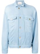 Laneus Button-up Jacket - Blue