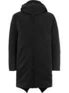 Attachment Zip Up Hooded Coat - Black