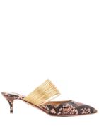 Aquazzura Rendezvous Mules - Brown