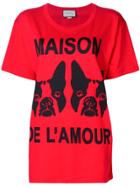Gucci Maison De L'amour T-shirt - Red