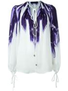 Plein Sud Abstract Print Blouse