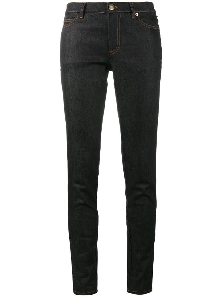 Valentino Rockstud Straight-leg Jeans - Blue