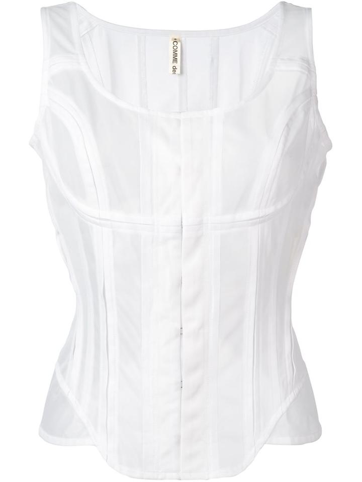Comme Des Garçons Vintage Sheer Bustier Top