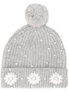 Markus Lupfer 'daisies' Beanie, Women's, Grey, Wool