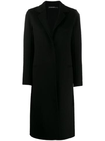 Sprung Frères Single-breasted Long Coat - Black