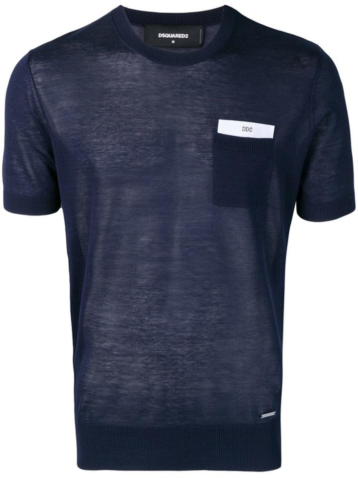 Dsquared2 Fine Knit T-shirt - Blue