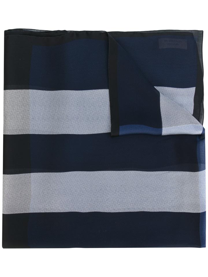 Burberry Blockcolour Scarf - Blue