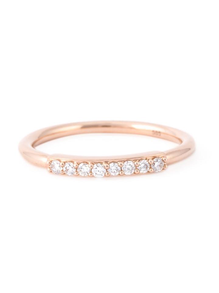 Astley Clarke Small 'linia Halo' Diamond Ring - Metallic
