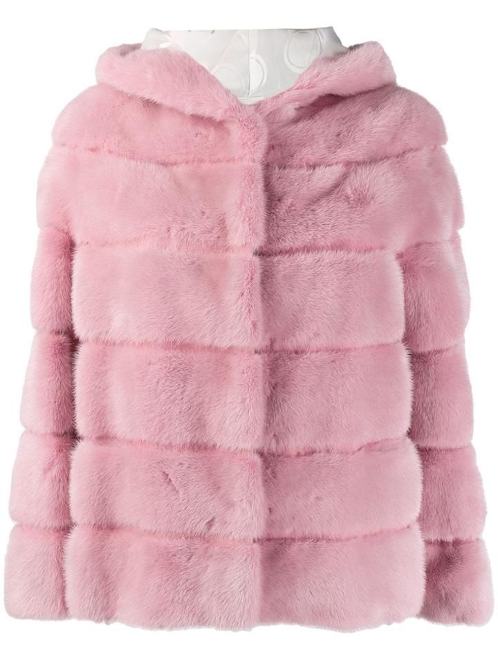 Simonetta Ravizza Textured Ribbed Jacket - Pink