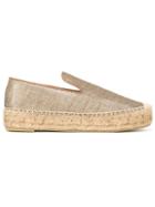Ash Metallic Espadrilles, Women's, Size: 37, Nude/neutrals, Rubber/metallic Fibre/leather/raffia