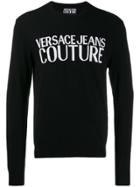 Versace Jeans Couture Logo Jumper - Black