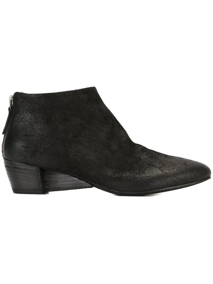 Marsèll Varnished Heel Ankle Booties
