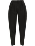 Bottega Veneta Pleated Tapered Trousers - Black
