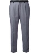 Loveless - Cropped Tailored Trousers - Women - Polyester/polyurethane/rayon - 9, Grey, Polyester/polyurethane/rayon