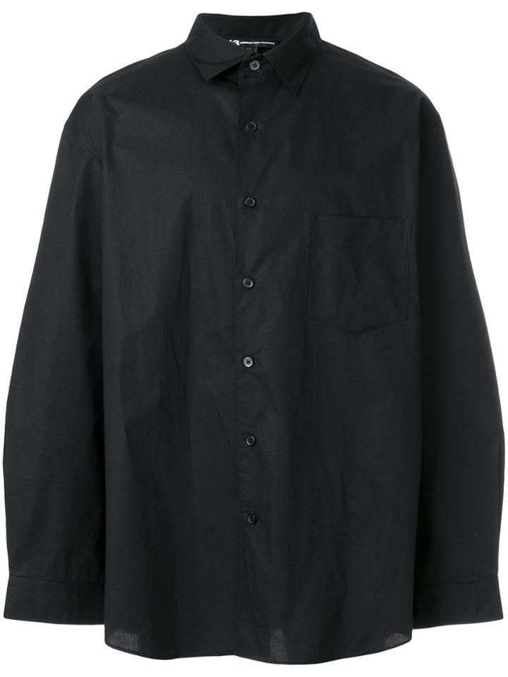 Y-3 Big Cat Print Oversized Shirt - Black