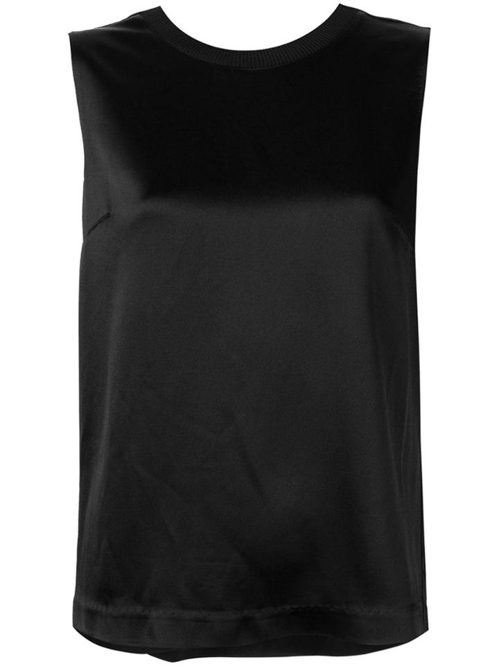 3.1 Phillip Lim Crepe Tank Top - Black