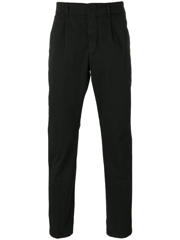 Dondup Cropped Chino Trousers - Black