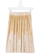 Andorine Pleated Skirt - Metallic