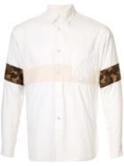 Comme Des Garçons Pre-owned Camouflage Insert Shirt - White