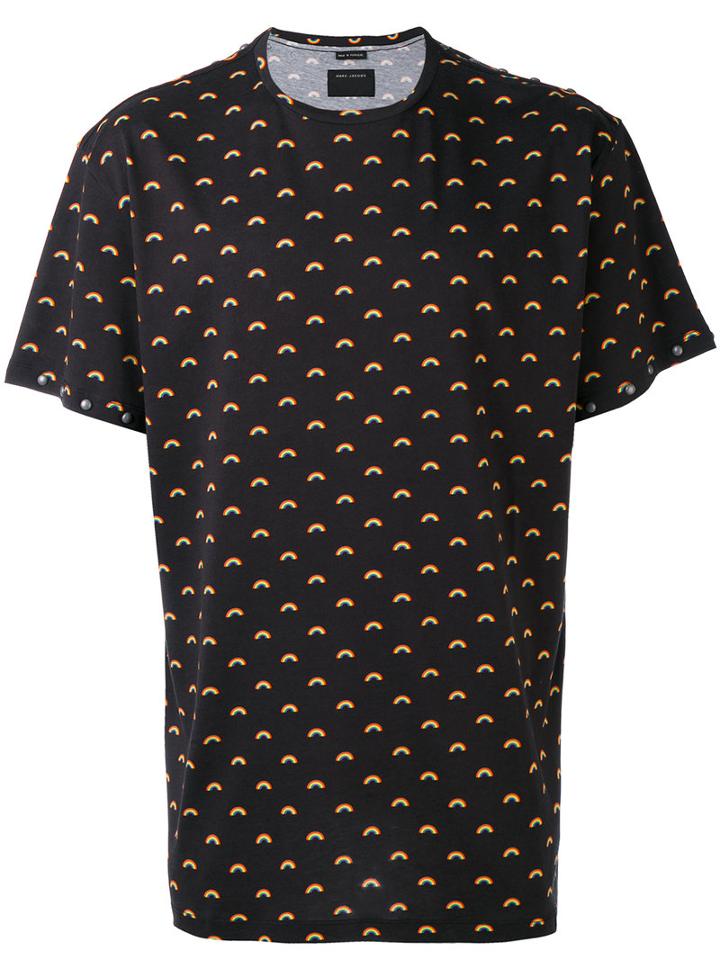 Marc Jacobs - Rainbow-print T-shirt - Men - Cotton - S, Black, Cotton