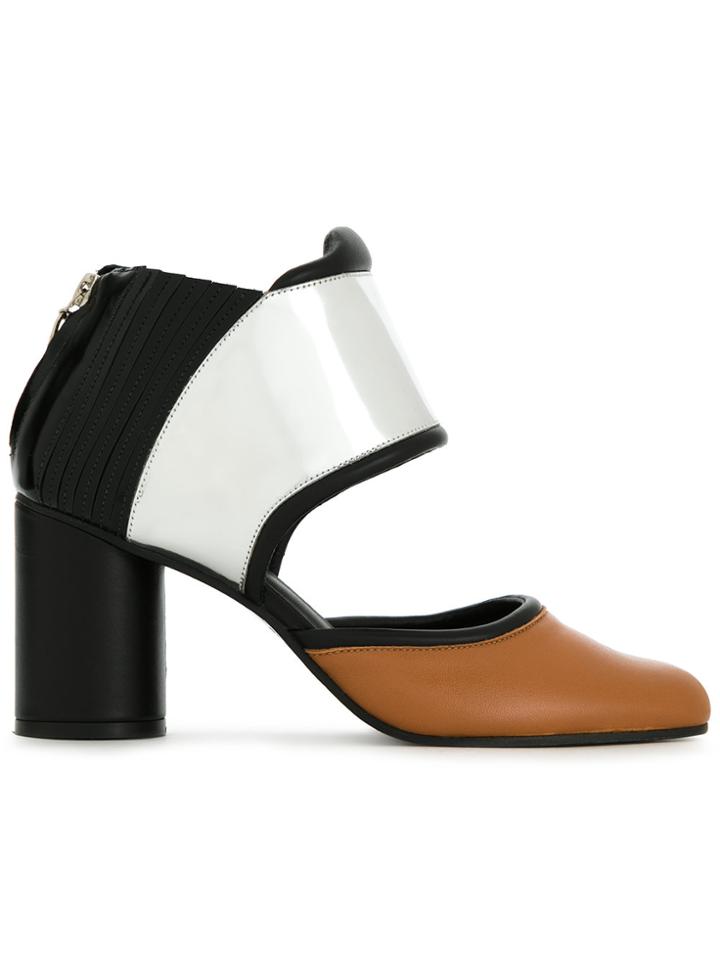 Gloria Coelho Motocross Pumps - Metallic