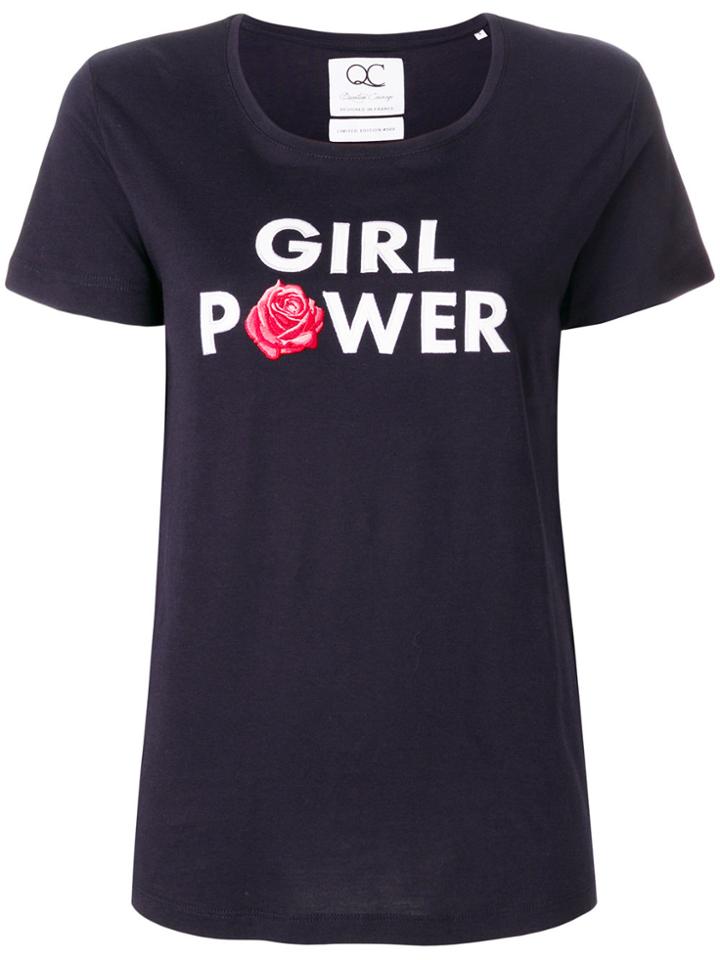 Quantum Courage Girl Power T-shirt - Blue