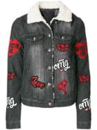 Philipp Plein Cryer Denim Jacket - Grey