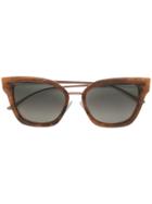 Boss Hugo Boss Oversized Cat Eye Sunglasses - Nude & Neutrals