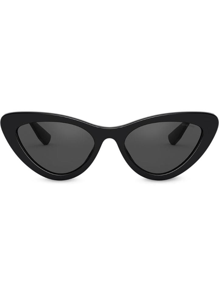 Miu Miu Eyewear Cat-eye Tinted Sunglasses - Black