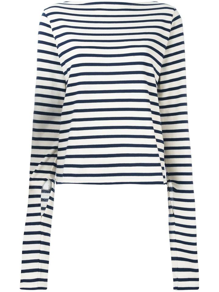 Jacquemus 'ruban Derriere' Blouse, Women's, Size: 34, White, Cotton