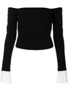 Philosophy Di Lorenzo Serafini Off-the-shoulder Top - Black