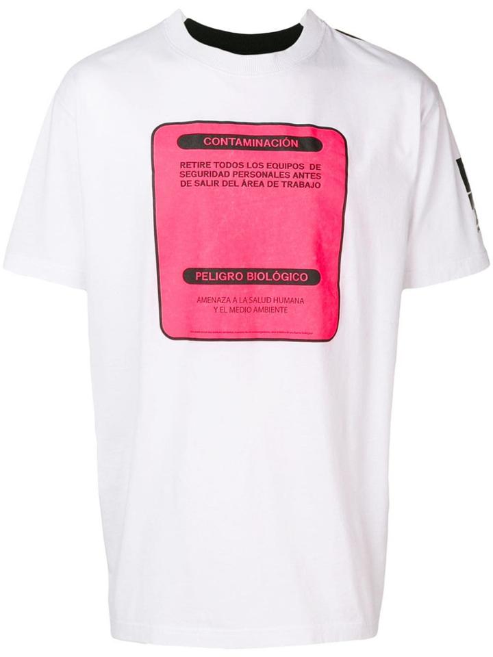 Marcelo Burlon County Of Milan Contaminación T-shirt - White